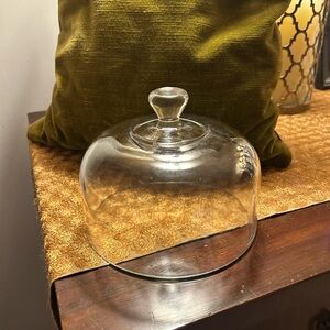Elegant Transparent Glass Cloche